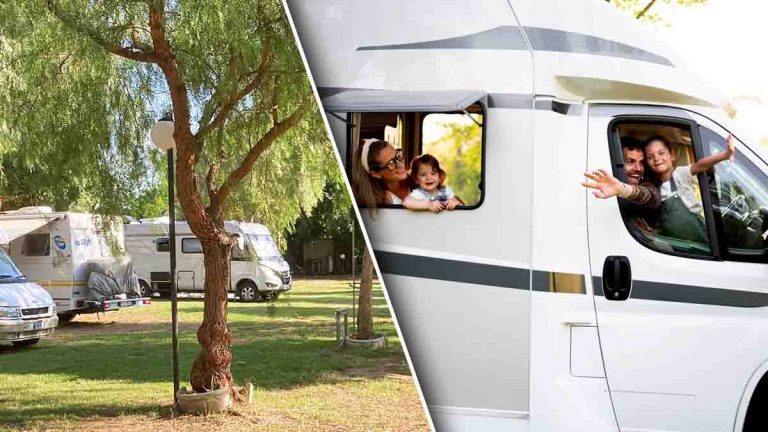 Un excellent plan pour camping-cars : découvrez ce lieu face à l’Angleterre avec accès à la plage et à la ville