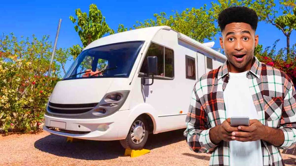 Voici comment bien caler votre camping-car en stationnement grâce à votre Smartphone, astuce pratique