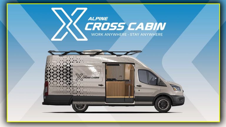 Alpine Cross Cabin Adventure : le van aménagé idéal pour le télétravail en mobilité