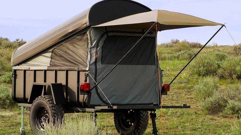 CrashPad : la remorque qui se transforme en mini-caravane en 10 minutes chrono !