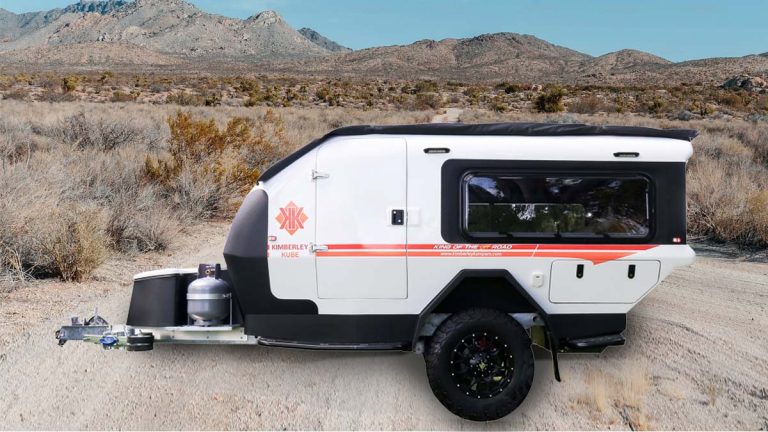 Kimberley Kube : la mini-caravane tout-terrain ultra-équipée au luxe insoupçonné