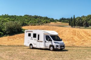 Camping-car rimor sarus : vue extérieure