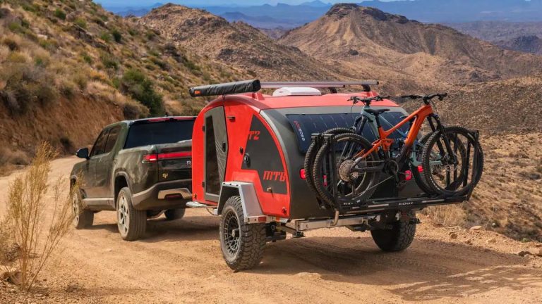 Topo2 MTB : la mini caravane d’Escapod pensée pour les fans de vélo électrique
