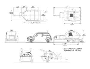 mini-caravane à faire soi-même grâce au kit CLC