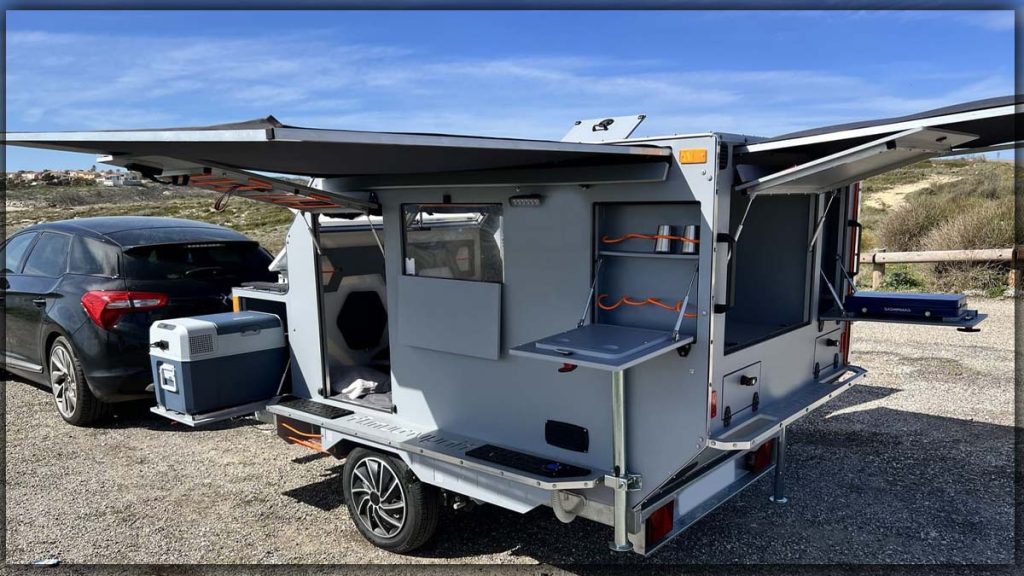 Tinyvroum : la mini-caravane solaire teardrop française remplie de technologie à partir de 11 400 €
