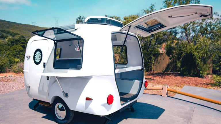 HC1 Venture de Happier Camper : la mini-caravane vintage à moins de 34 000 € parfaite pour vendre et voyager librement