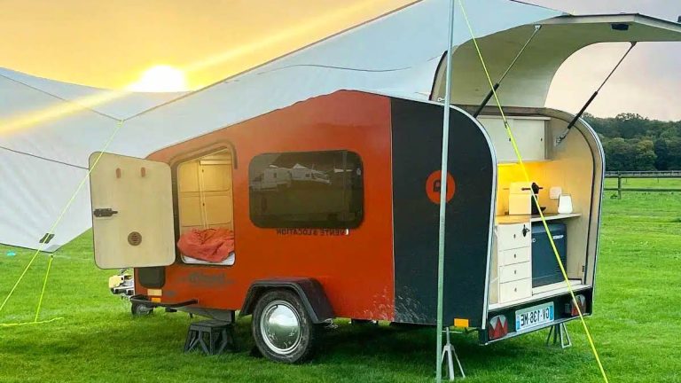 MyBeelib : la mini-caravane teardrop artisanale à moins de 15 000 €, entre tente et caravane cosy