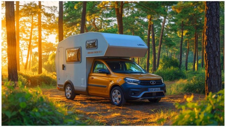 Un camping-car tout équipé pour 13 000 € ? La Lada Granta, mini modèle russe qui casse les codes