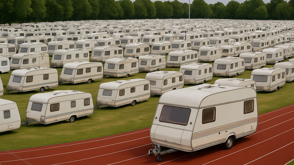 Gens du voyage : plainte déposée pour vol d’eau et d’électricité suite à l’installation illégale de 200 caravanes sur terrains de foot et rugby