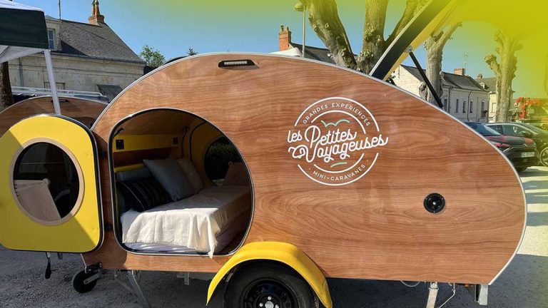 Mini-caravane La Petite Vadrouille : un modèle léger, vintage et 100 % made in France