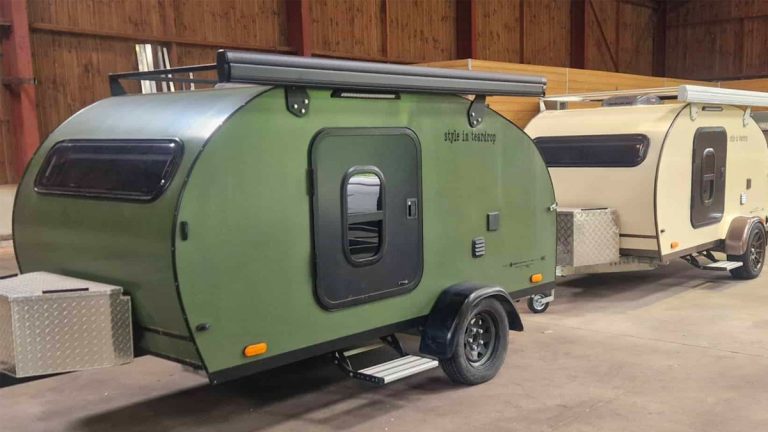 Mini-caravane Style In Teardrop : écolo, tout équipée et prête pour l’aventure à tout moment