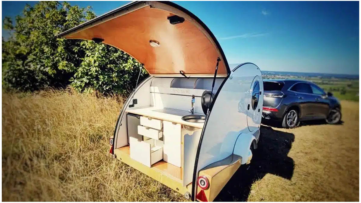 Teardrop Miss Drop : 3 modèles de mini-caravanes françaises élégantes et tout-terrain à moins de 19 000 €