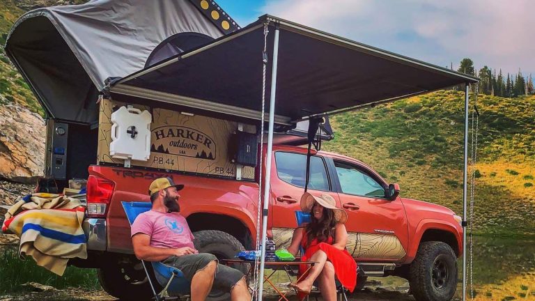 Aliner Switchback Truck Camper : le mini camper ultra-léger pour pick-up à prix abordable