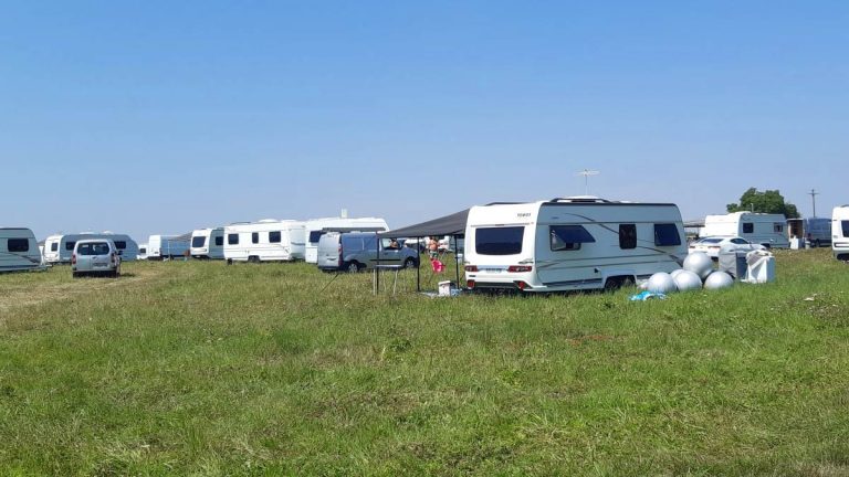 Porte Nord : une quarantaine de caravanes de gens du voyage installées illégalement, expulsion en cours